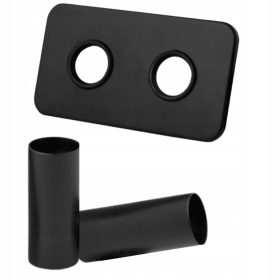    Set de mascare cu rozeta dreptunghiulara si maneci Perfexim 20-040-1030-103 negru