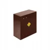 Dulap cu gaz maro JD-MetalBox 500 × 500 × 250 mm cu perete din spate și cheie