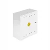 Dulap cu gaz maro JD-MetalBox 500 × 500 × 250 mm cu perete din spate și cheie