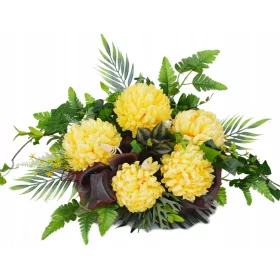   Coroană Florală Artificială Pentru Mormânt, 50x50 cm, Culori Vii