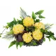 Coroană Florală Artificială Pentru Mormânt, 50x50 cm, Culori Vii