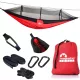  Hamac de voiaj cu plasa de tantari 260x140 cm