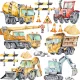  Autocolante Drukant MT-BUD-M, multicolore, 19 buc