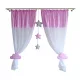  Set PERDEA COPII, voal bumbac + stele