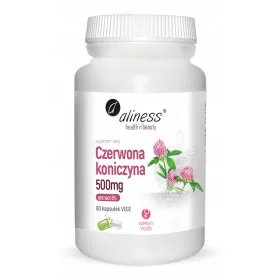   Supliment Aliness Trifoi Roșu 500 mg - 90 Capsule VEGAN, Efecte Benefice în Menopauză