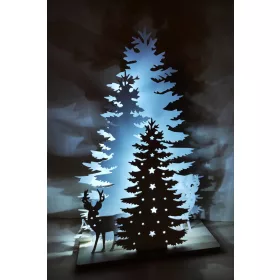  Decor de Craciun cu LED pentru brad de ren