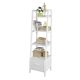  Raft SoBuy Ladder 44 cm x 160 cm x 40 cm alb