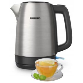    Fierbător electric Philips Daily Collection 2200 W argintiu/gri