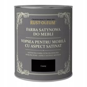  Vopsea creta Rust-Oleum pentru mobila neagra 0,75 l