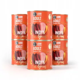    John Hrana pentru caini Pumpkin Line curcan cu dovleac 6x800 g