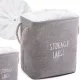  Coș de rufe de sine stătător SIPO 55l, nuanțe de gri și argintiu