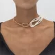  Colier cu lanț de perle, CHOKER JUME ȘI JUME