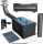  Set afumator, semineu, AJUSTARE, 2X GRATA FONTA, teava, cot, 26X25X40