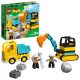  Camion și excavator pe șenile LEGO Duplo 10931