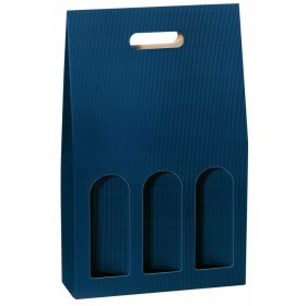  Cutie cadou pentru 3 vinuri cu maner Szafir