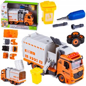  ChRLD YW9082A set de construcție pentru camion de gunoi