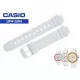  Curea CASIO LRW-250 LRW-250H, alb lucios 12mm