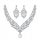  Set colier din argint cu cercei cu zirconiu