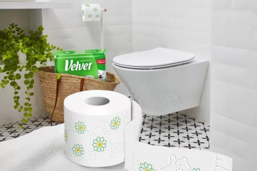 Hârtie igienică Mușețel catifea și aloe 84 rulouri