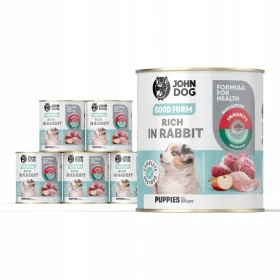  John Dog Good Form hrana pentru iepuri juniori 6x800g