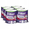 Șervețele de hârtie Velvet Turbo, 6 role x 340 de bucăți