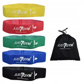  SET 5 MINI BANDI FITNESS MATERIALE BANDE