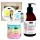  Set cosmetice LaQ Bubble Gum gel + spuma colorata + spuma galbena + spuma albastra