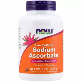   Supliment Pure Buffered Sodium Ascorbate 227g - Vitamină C Pudrată și Tamponată