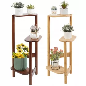    Suport pentru flori din lemn 3 straturi Suport pentru flori 75 cm