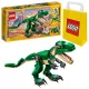 LEGO Creator 3 în 1 31058 Dinozauri puternici + Pungă de hârtie LEGO 6315786 Galben 24x8x18 cm