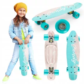  Skateboard Qkids skateboard flashcard grafică multicolor