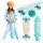  Qkids skateboard skateboard flashcard board multicolor