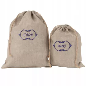    Set cutie de paine natural.eco, nuante de maro si bej, nuante de albastru