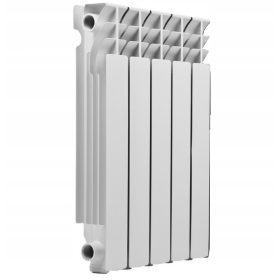    Radiator KFA 744 W aluminiu alb 400 x 578 x 95 mm - racord lateral