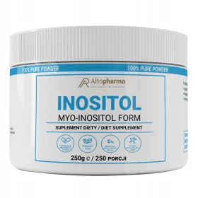   Pudră de Inozitol 100% Pur, Formulă Vegana 250g - AltoPharma®