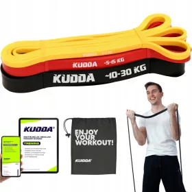  SET DE 3 BANDE DE EXERCIȚI POWERBAND benzi de rezistență