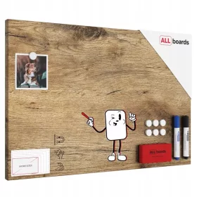 Placa magnetica ALLboards MetalBoards lemn 60 × 40 cm