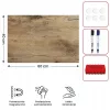 Placa magnetica ALLboards MetalBoards lemn 60 × 40 cm