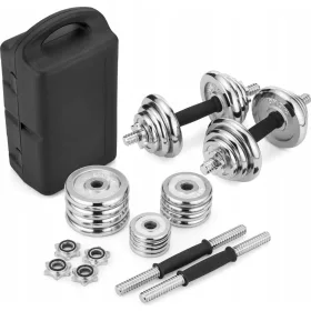  Set de gantere cromate reglabile Gymtek