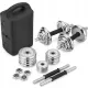  Set de gantere cromate reglabile Gymtek