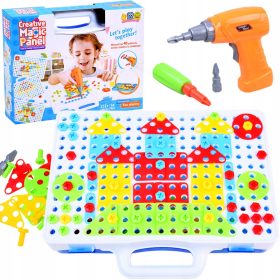  Blocuri de Constructie Surubelnita Mozaic 151 buc.