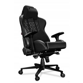  Scaun gaming Yumisu 2050, piele ecologica neagra