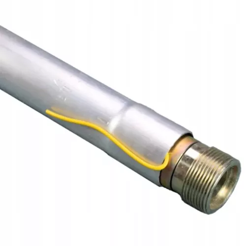 Coloana racord gaz Emix PE40 × GZ32 in carcasa din aluminiu, 1,5 m