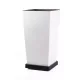  Ghiveci de flori Prosperplast 40 cm x 40 x 75 cm, plastic alb
