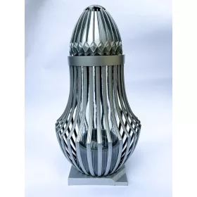   Lampă Decorativă de Lux Model "Ateny/Korynt" cu Finisaj Argintiu