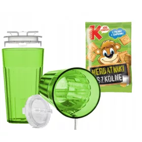    Cana de antrenament Reflo REF230 verde 170 ml + biscuiti cu unt Kubuś 30 g