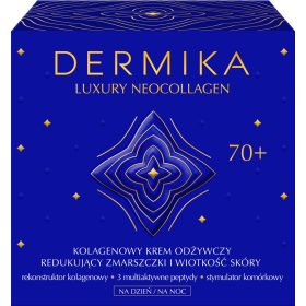    Dermika Luxury Neocollagen crema de fata anti-imbatranire 70+ zi si noapte 50 ml