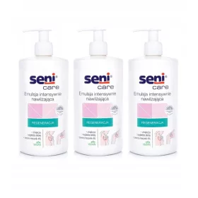   Set de 3 Pachete Emulsie Hidratantă Seni Care 500ml - Piele Sensibilă și Uscată
