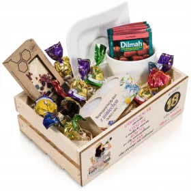  Set cadou într-o cutie gravată Jajmax 23 x 15 x 7,5 cm