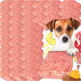  Carne de câine congelată cu carne de vită 10kg BARF